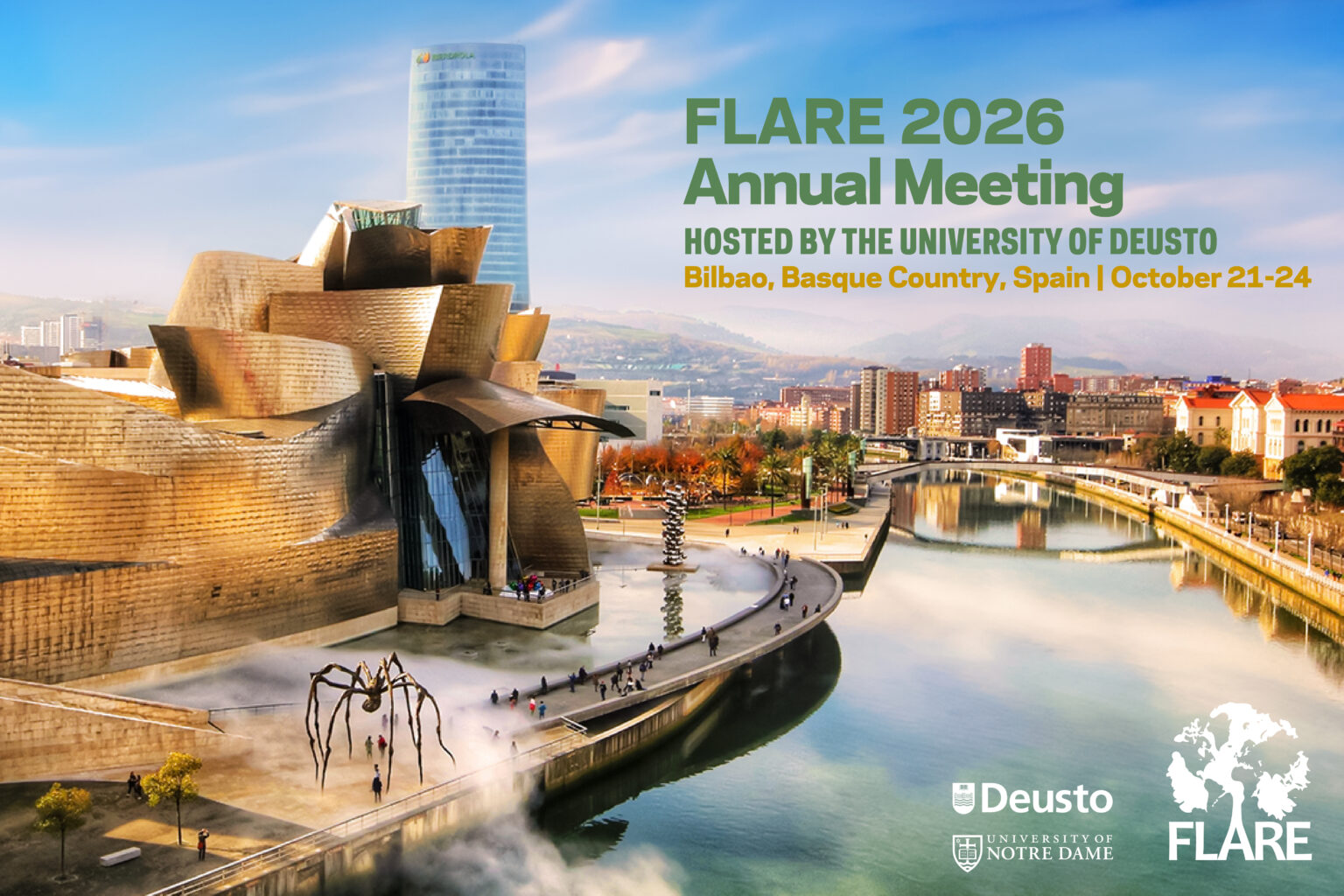 Deadline extension - Call for Abstracts: Flare 2026 Annual Meeting hosted by the University of Deusto Bilbao, Basque Country. Spain | October 21–24